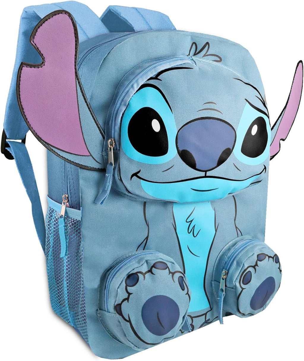 Stitch Backpack Set with Front Pockets Plus Water Bottle R19402