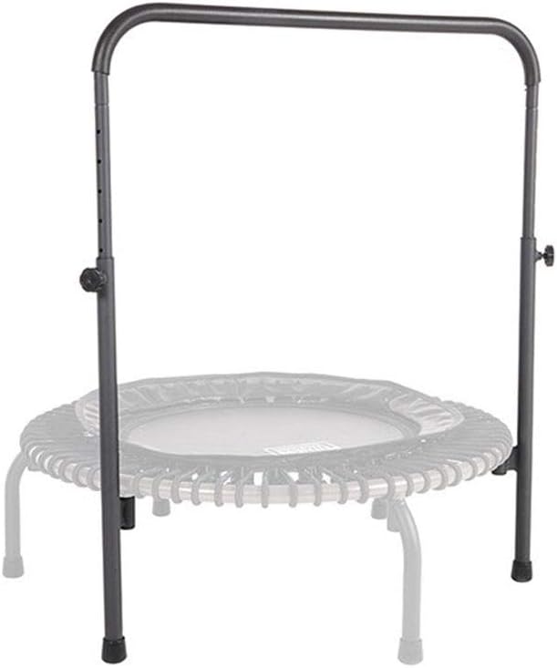 Black 39-Inch Fitness Trampoline with Handle Bar A114