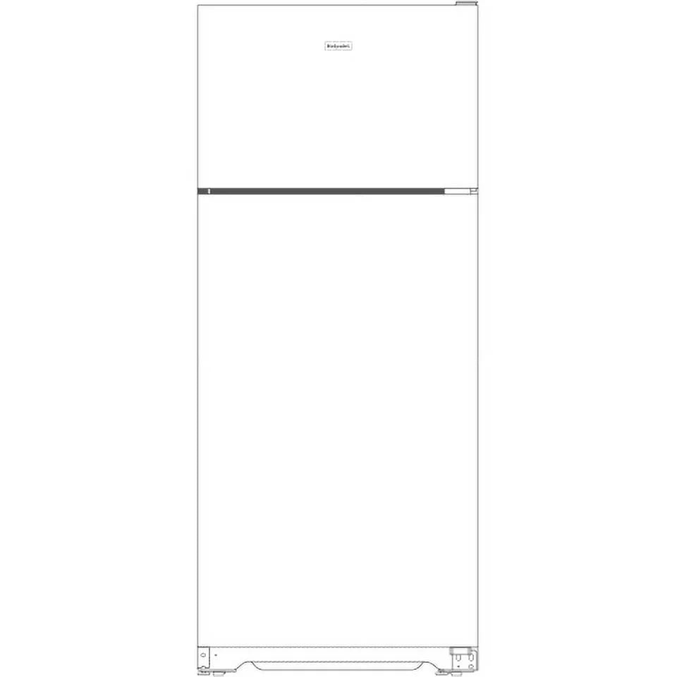 28" Wide 17.5 Cu. Ft. Full Size Refrigerator Q8133