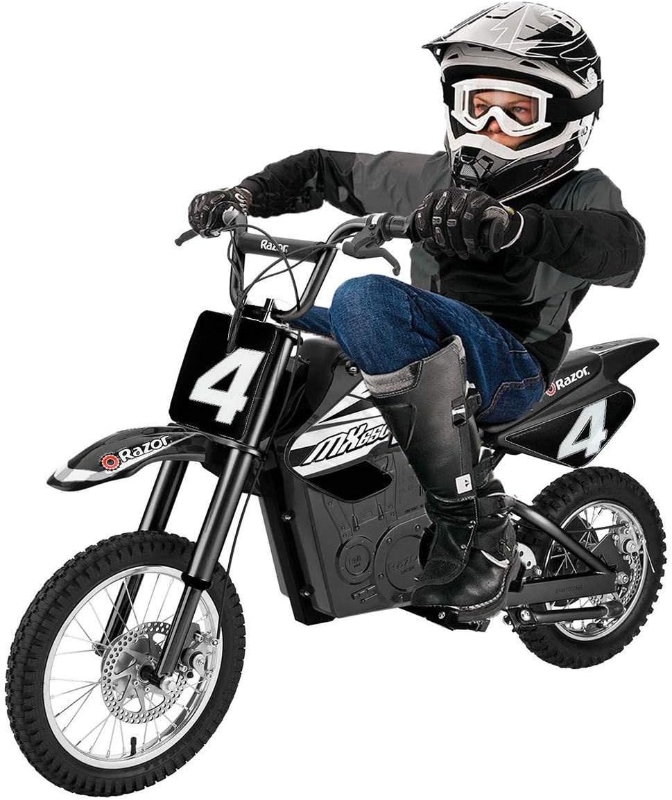 Black Electric Dirt Bike (2 Pack) V1894