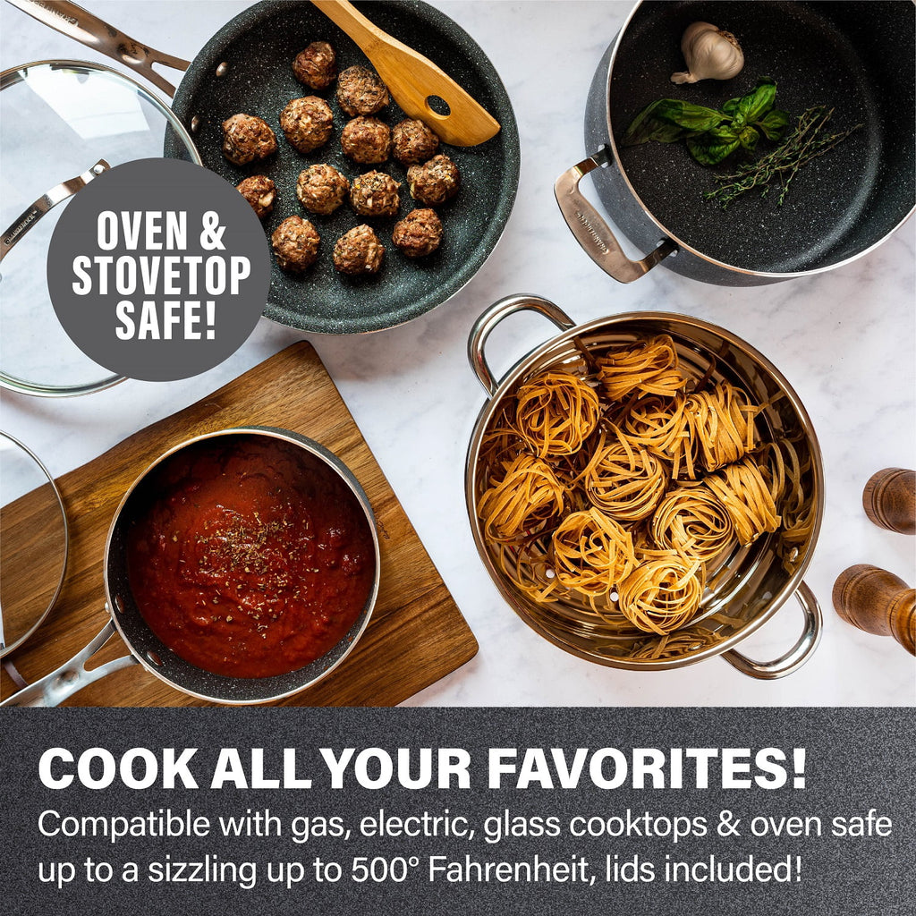 20 Piece Nonstick Cookware and Bakeware Set C4859