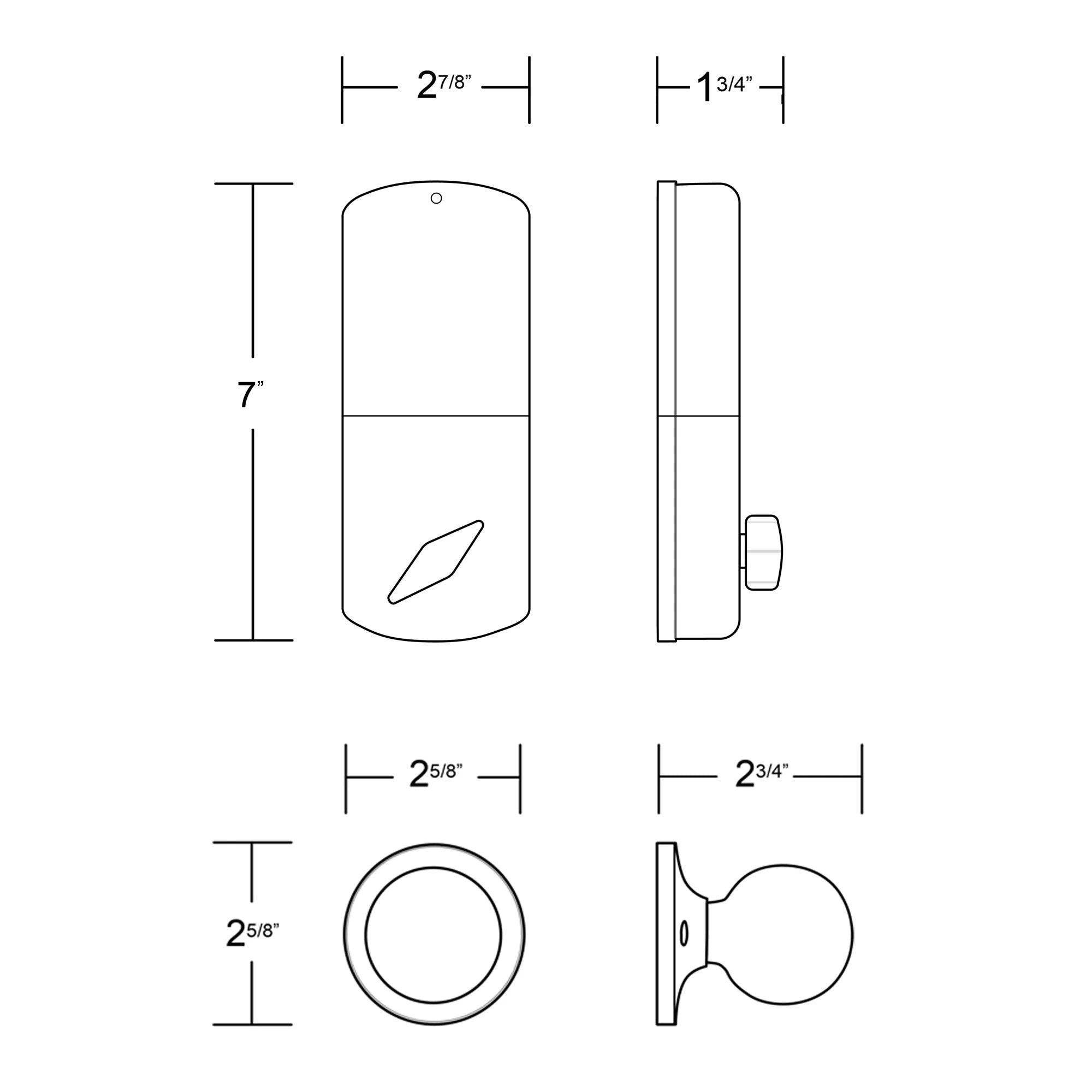 Electronic Digital Keypad Door Lock P848225