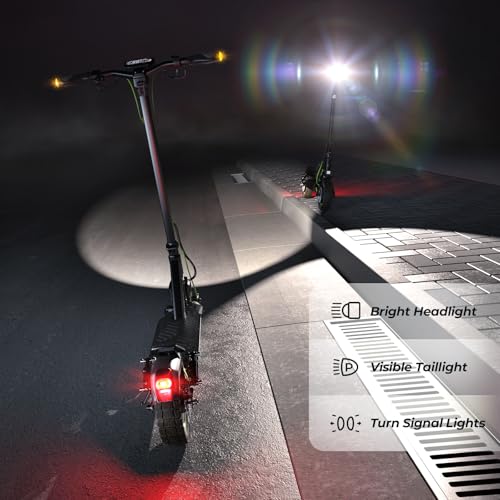 Electric Scooter with 10" Pneumatic Tires, Folding E Scooter S6337