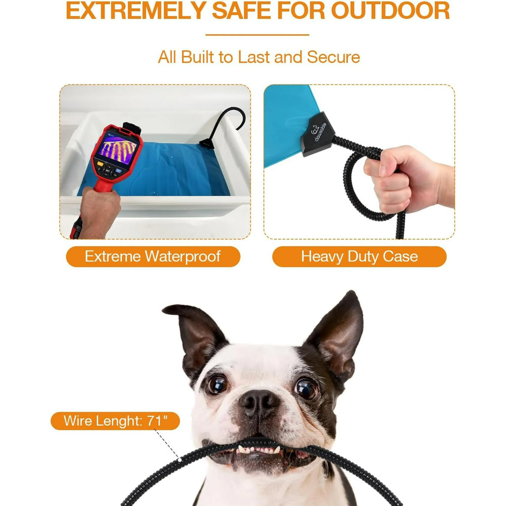 Lake Blue 19.7"x15.7" Waterproof Heated Pet Pad G488744
