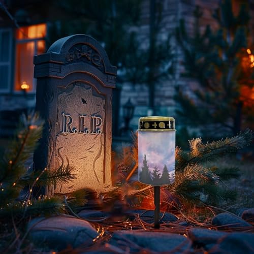 Solar Powered Cemetery Stake Lights W911