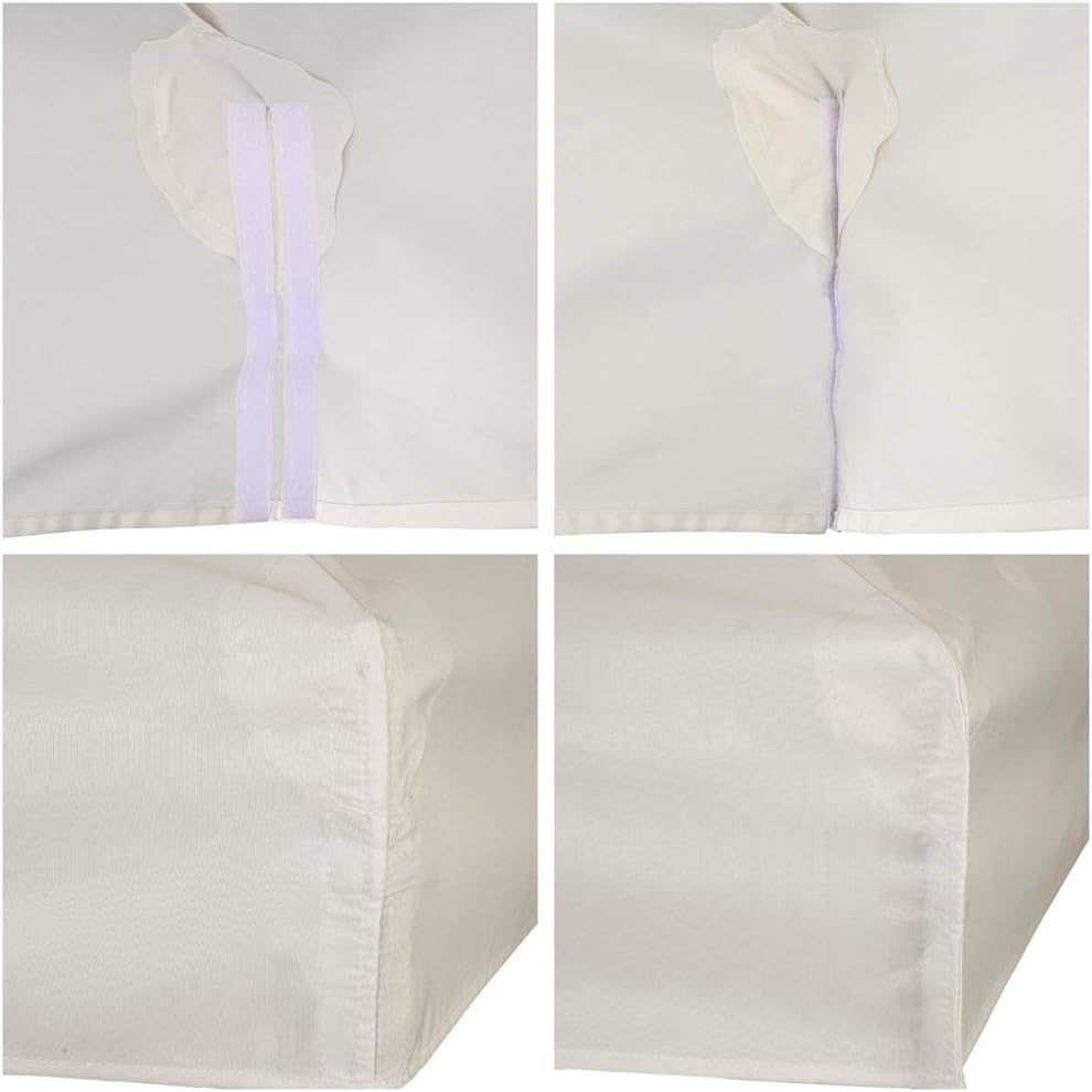 White 10'x10' Gazebo Top Replacement Mesh Net D343911