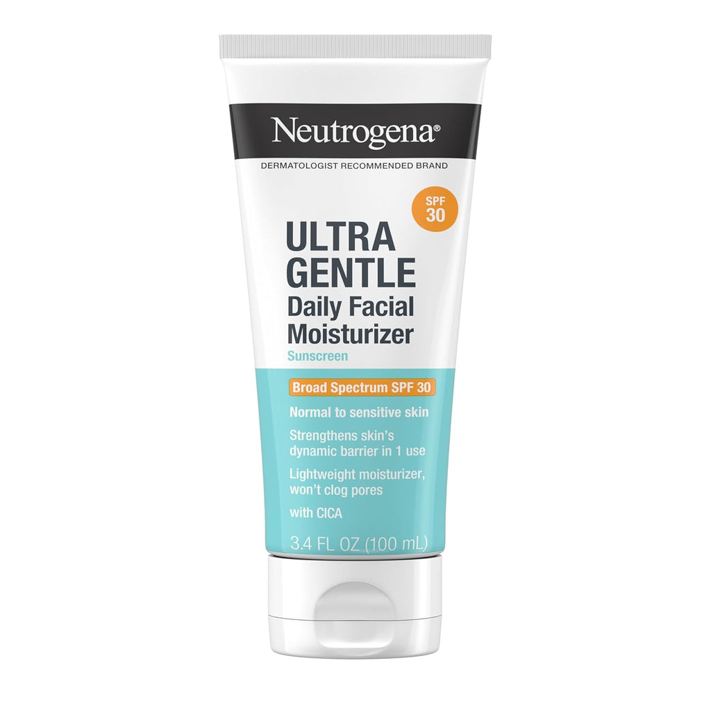 Ultra Gentle Daily Facial Moisturizer with SPF 30 Sunscreen, 3.4 fl. oz P9626
