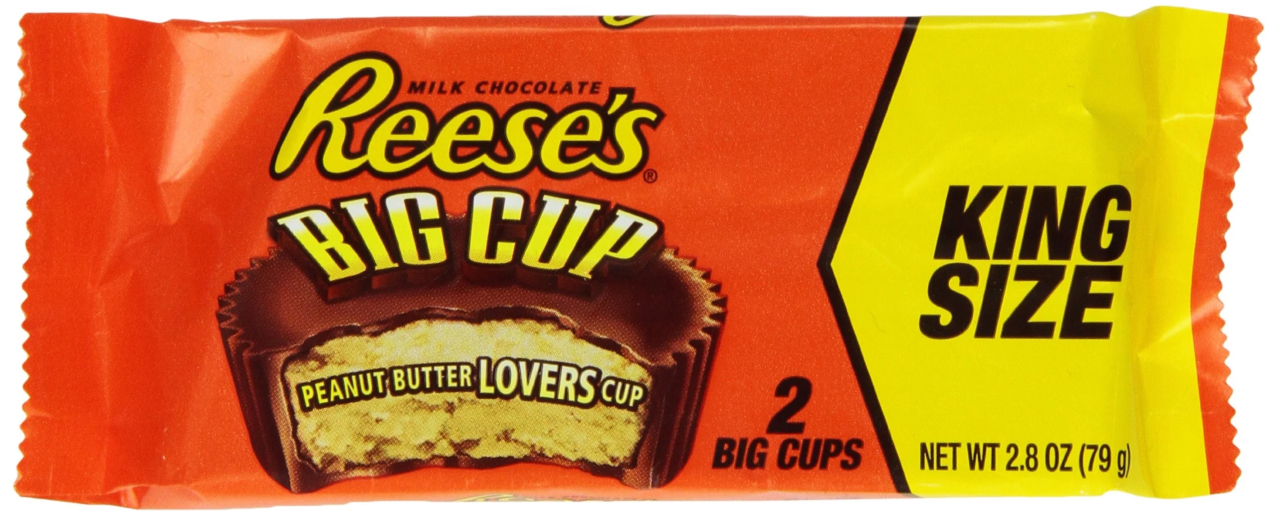 King Size Peanut Butter Big Cup, 2.8 oz, Pack of 16 F17827