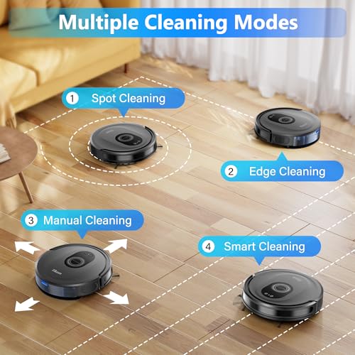 5000Pa Robot Vacuum and Mop Combo with Self-Charge T581775