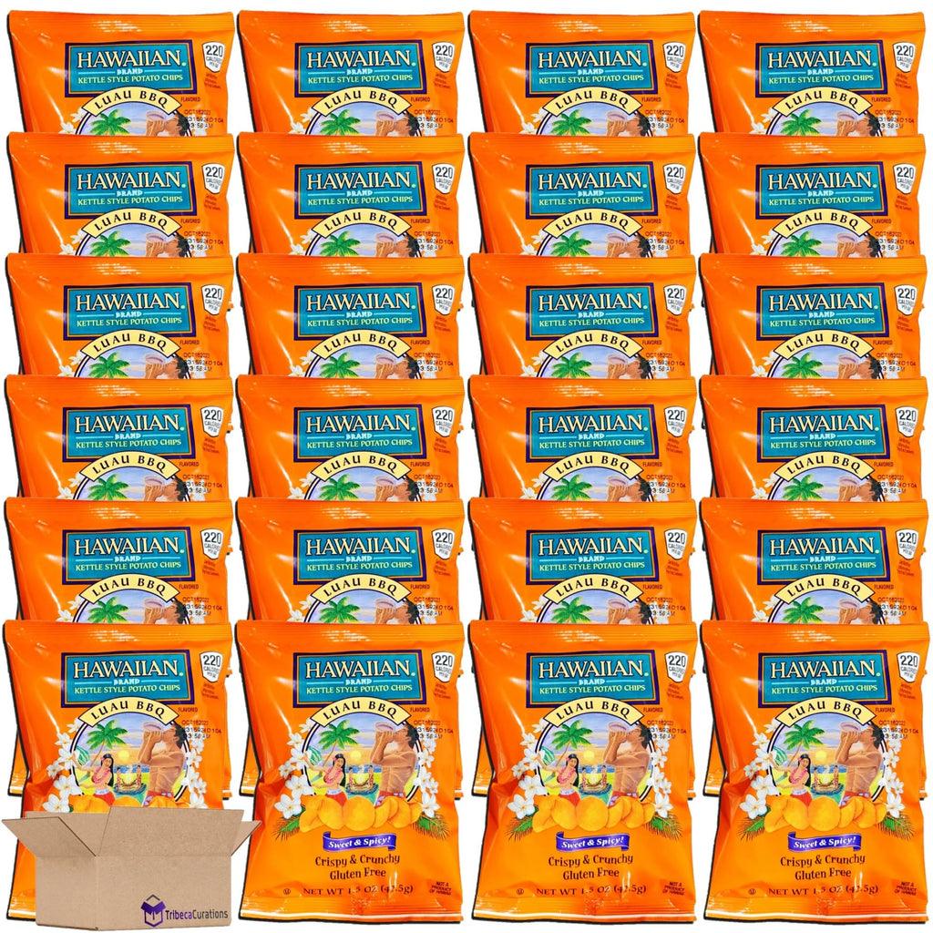 Hawaiian Kettle Style Potato Chips Value Pack 1.5 Ounce Bag Pack of 24 U505318