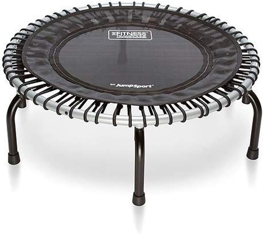 Black 39-Inch Fitness Trampoline with Handle Bar A114