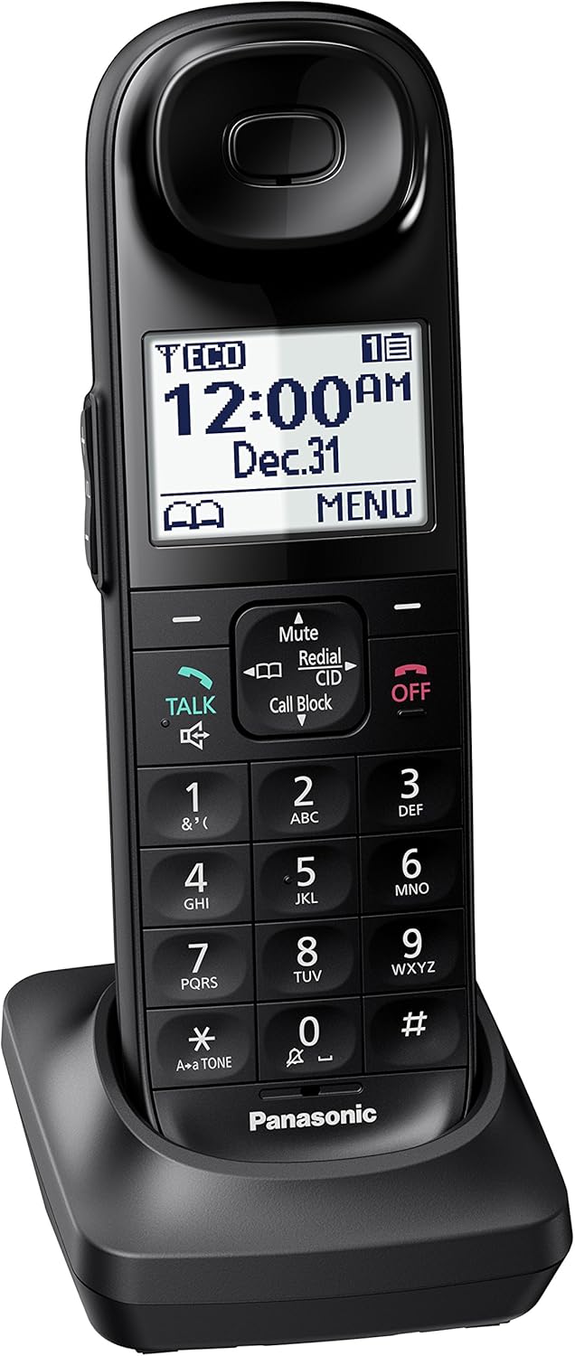Black Cordless Phone Handset Accessory Z970747