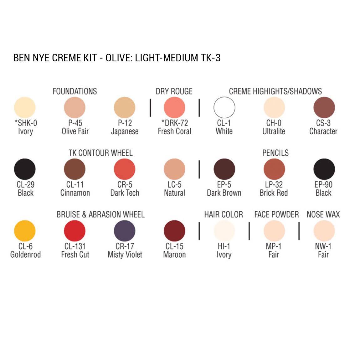 Light-Medium Theatrical Pro Makeup Kit T751042