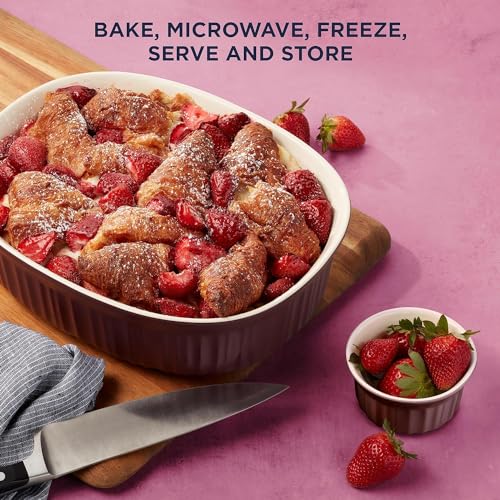10-Piece Ceramic Bakeware Set with Lids V99217