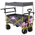 Utility Folding Wagon with Removable Canopy Y109