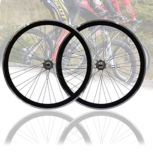 700C 32 Spoke 40mm Height Rim Front and Rear Wheel Single Speed V Brake Hub Wheelset S297142