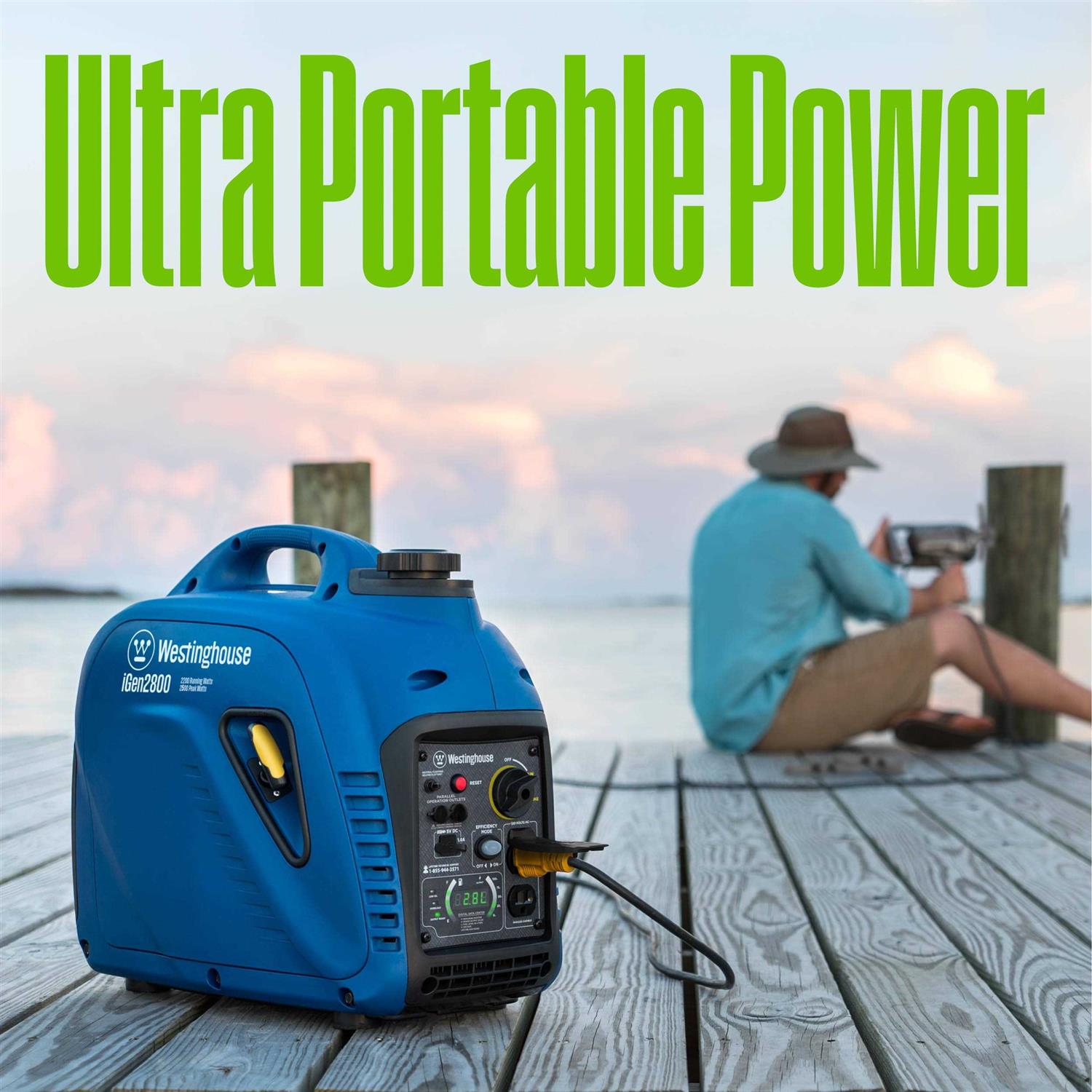 Portable Inverter Generator with CO Sensor R39476