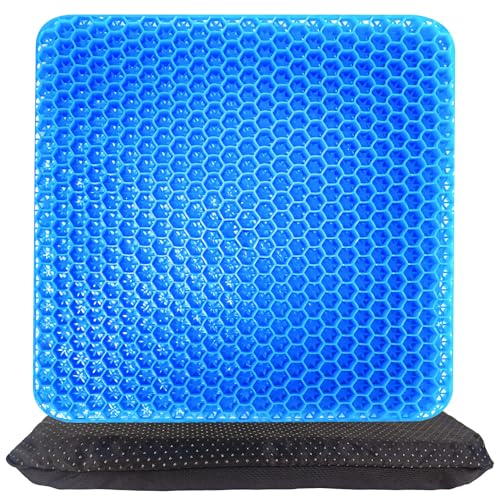 Thick Extra Large Gel Seat Cushion with Non-Slip Cover R3924