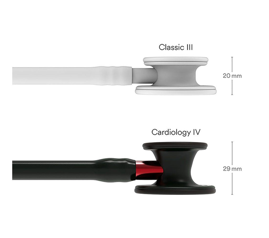 Black Cardiology Stethoscope X166