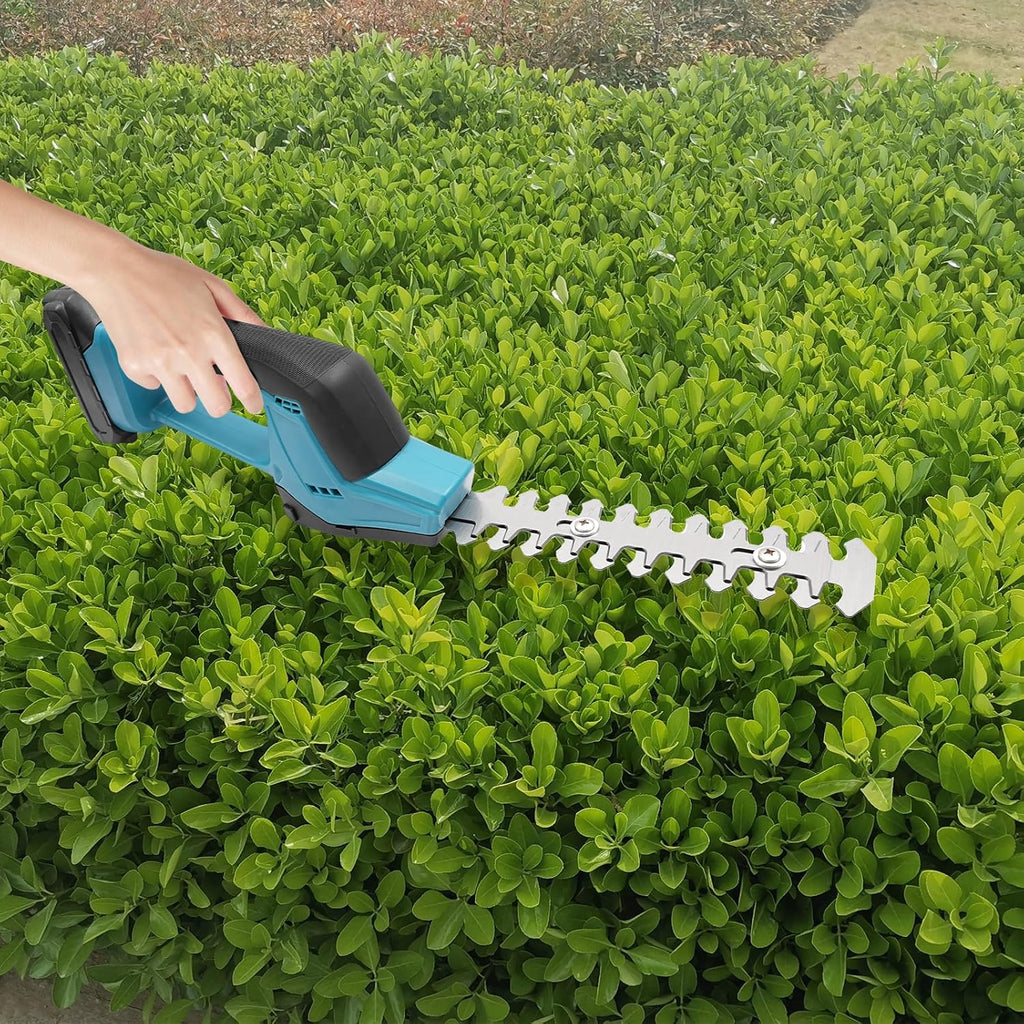 2-in-1 Cordless Grass Shears & Hedge Trimmer with 21V Rechargeable Battery F397588