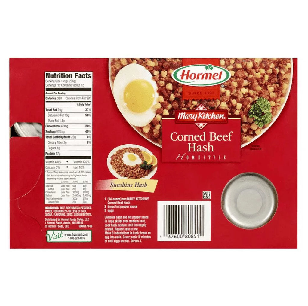 6 pk 14 oz Corned Beef Hash X513730