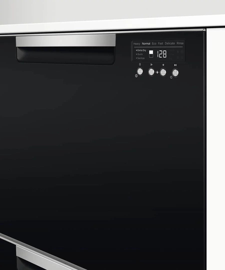Black Tall Double DishDrawer N7215