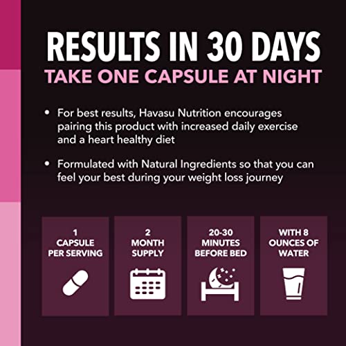 Night Time Fat Burner with Vitamin D Weight Loss Pills I10819