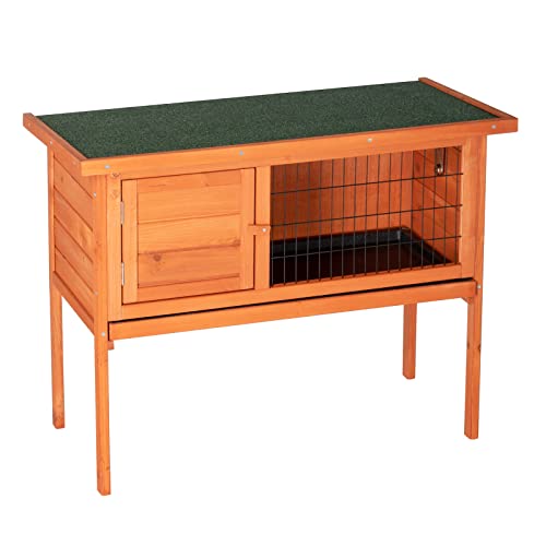 36" Single Deck Waterproof Wooden Rabbit Hutch J313732