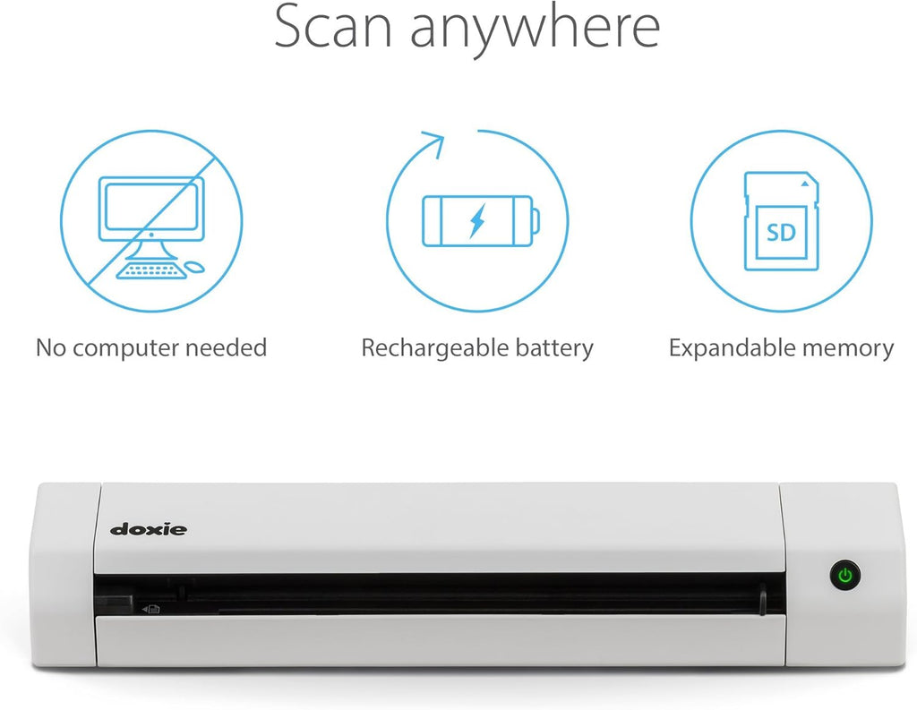 Portable Document Scanner with Rechargeable Battery V323458