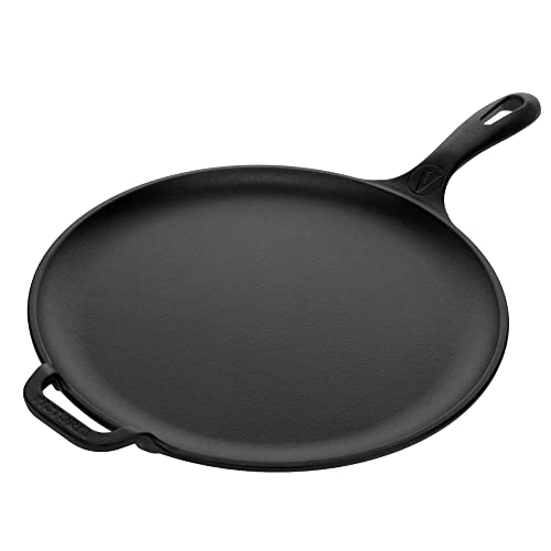 12-Inch Cast Iron Comal Pizza Pan and 8 Inch Tortilla Press L503862