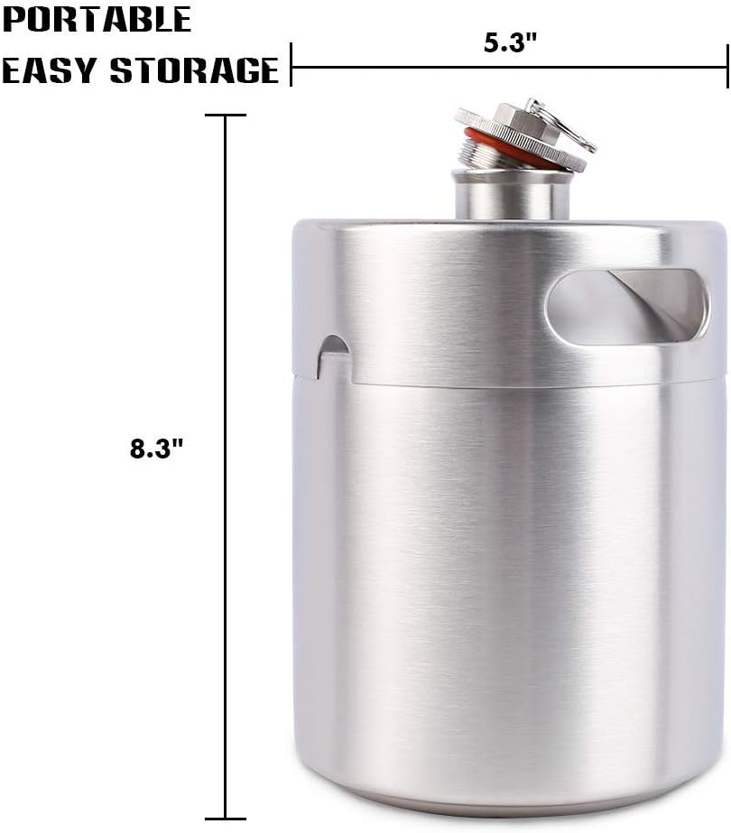 64OZ Stainless Steel Mini Keg C4810