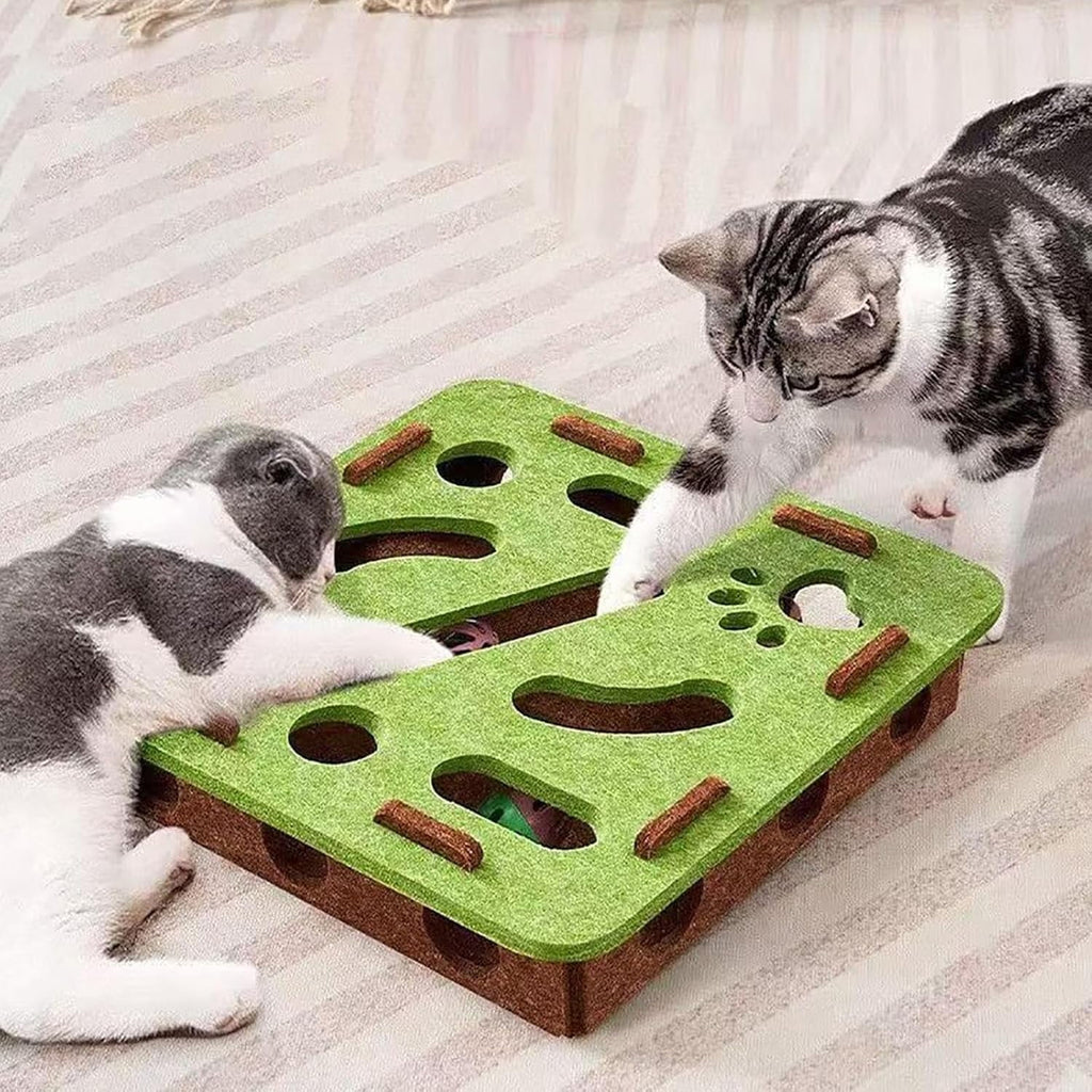 Cat Nail File Scratcher Box Puzzle Toy O5306