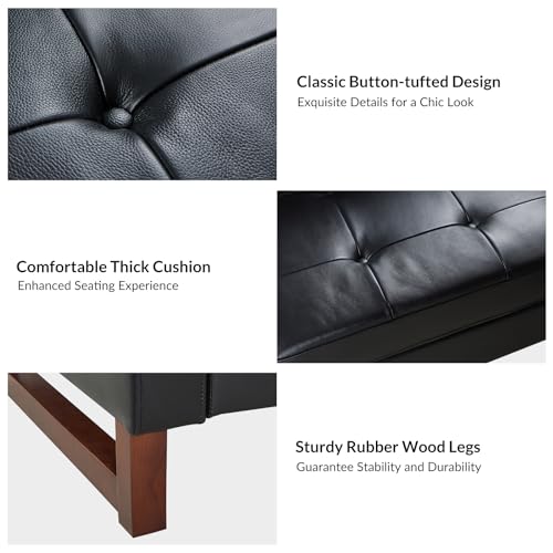 Genuine Leather 100 inch L Shaped 3 Seater Sectional Sofa with Chaise, Brown Q854550