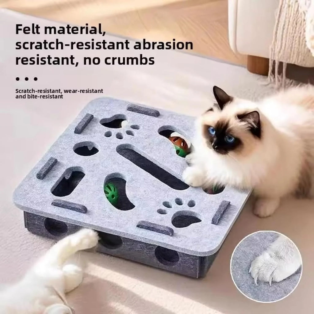 Cat Nail File Scratcher Box Puzzle Toy O5306