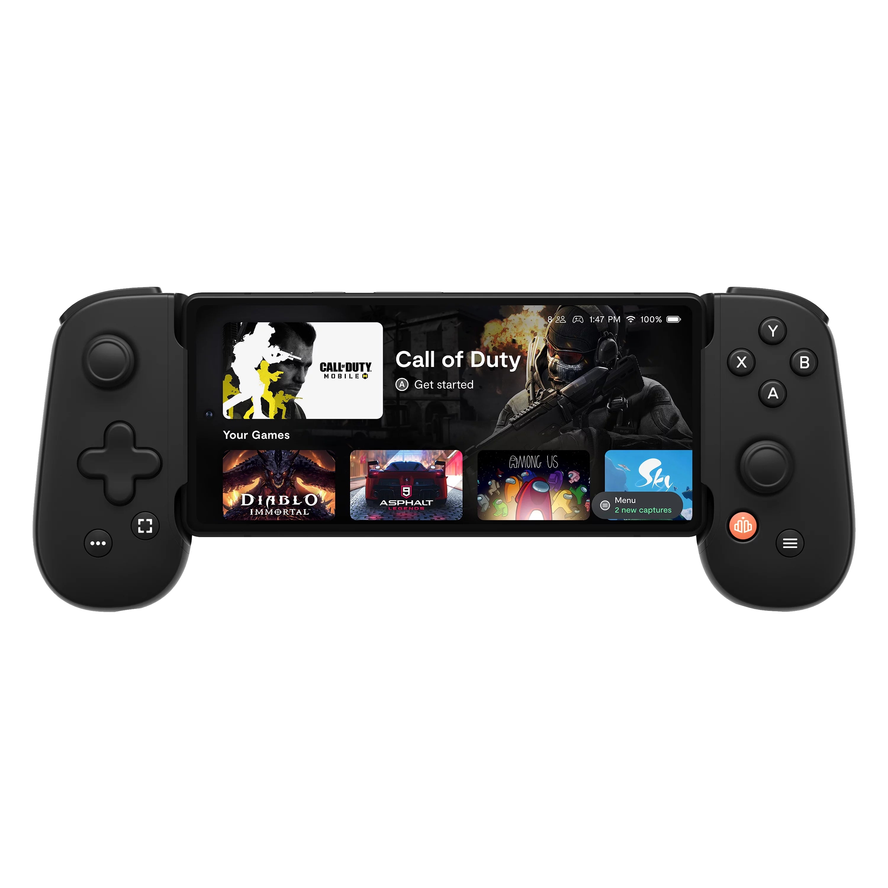 Black Mobile Gaming Controller E701