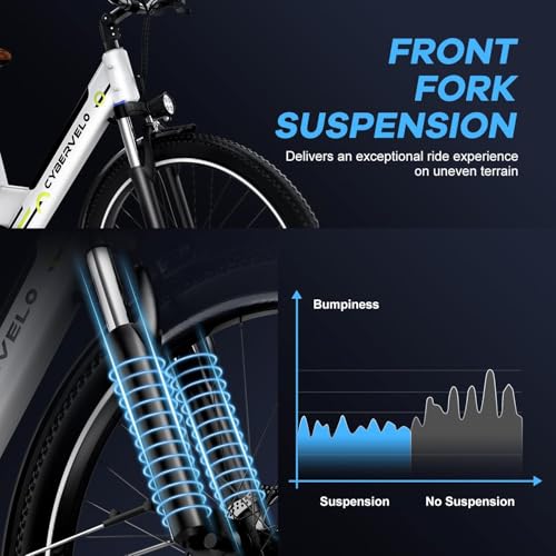 26" Electric Bike with 7-Speed and Removable Battery P8636