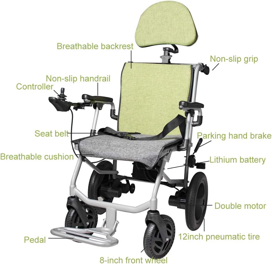 Lightweight Foldable Electric Wheelchair D789