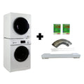 13lbs White Compact Washer Dryer Stackable Set M421039
