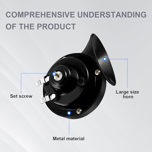 300DB 12V Waterproof Car Air Electric Snail Horn L569