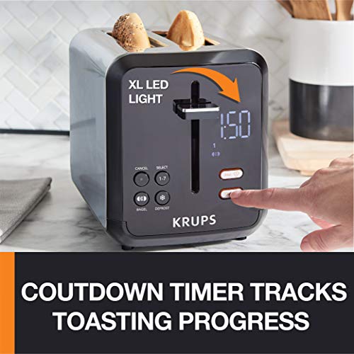 2 Slice Stainless Steel Toaster with Wide Slots L44467