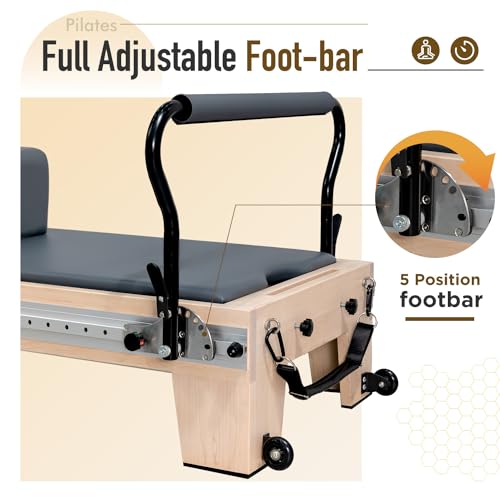 Pilates Reformer Machine with Reformer Box and Jump Board E94868