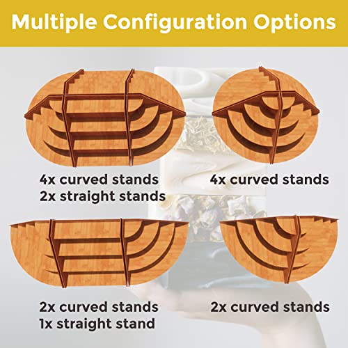 4-Tier Wooden Display Riser I904