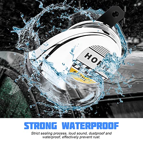 12V Waterproof Loud Electronic High Tone Air Horn U264990