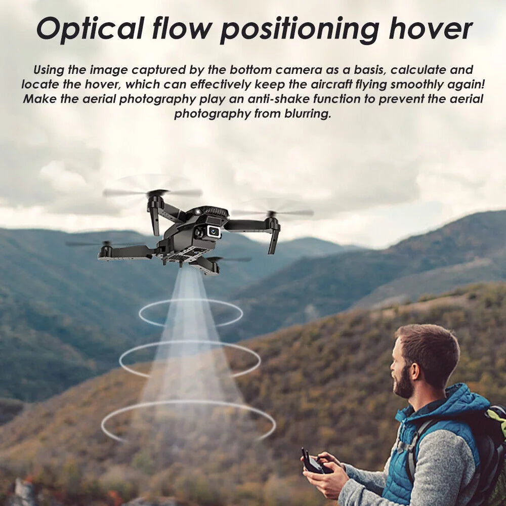 4K HD Dual Camera RC Drone with 4 Batteries Z34124