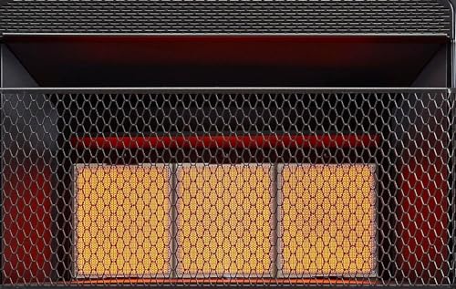 Ventless Natural Gas Infrared Space Heater, 20000 BTU, Black Y4807