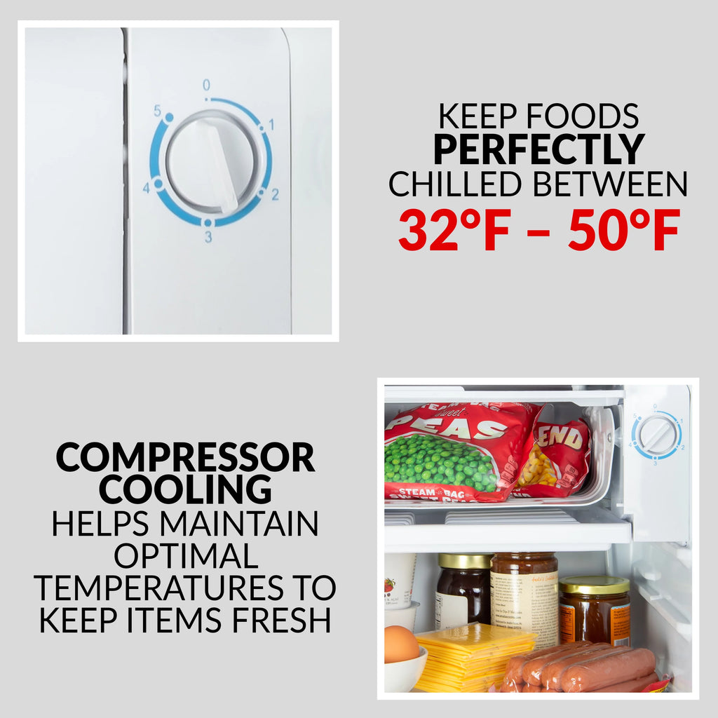Red 3.2 Cu. Ft. Refrigerator with Freezer G622
