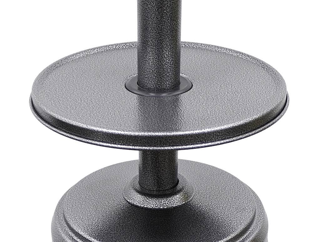 Hammered Silver Steel Liquid Propane Patio Heater X526367