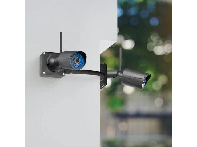 Black Indoor/Outdoor Wi-Fi Surveillance Camera W7200