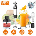 1000W 5 in 1 Stainless Steel Hand Blender with 12 Speeds B65359