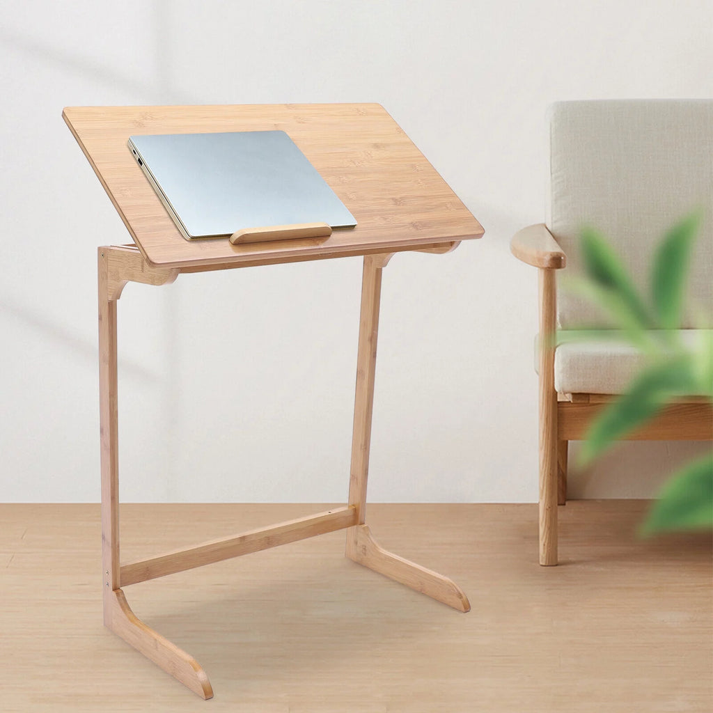 Adjustable Laptop Desk End Table Portable Over-Bed Table N99307